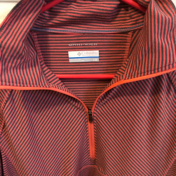 Columbia striped half-zip pullover - L - Picture 4 of 5